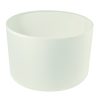 Abat-jour rond en polyester blanc 25 cm Abat-jour rond en polyester blanc 25 cm