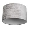 Abat-jour vintage en coton gris 42 cm Abat-jour vintage en coton gris 42 cm