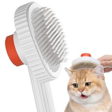 ACE2ACE NB-101 Brosse pour chats auto-nettoyante 1 clic Brosse auto-nettoyante ACE2ACE pour chats