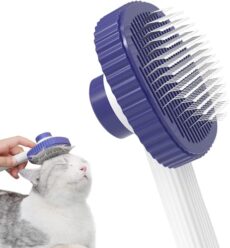 ACE2ACE NB-101 Brosse pour Chats Auto-nettoyante 1-Clic Brosse Auto-Nettoyante pour Chats
