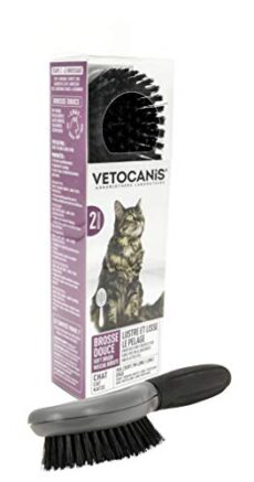 Agrobiothers Vetocanis Brosse massage chat, poignée ergonomique Brosse de Massage pour Chat Vetocanis