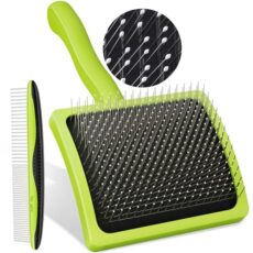 Pecute 26111-15 Brosse Pro Chiens/Chats, aiguilles 15 mm inox Brosse Professionnelle pour Chats et Chiens