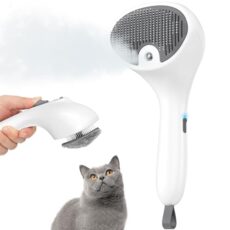 Euqvunn Brosse Vapeur Animaux 2e Gén, Ultra-silencieuse 30,2 dB Brosse Vapeur Ultra-Silencieuse pour Animaux