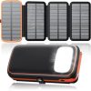 Chargeur Solaire 27000mAh avec Lampe Torche