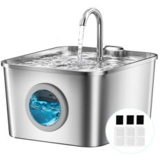 Fontaine à Eau Automatique en Inox pour Chats