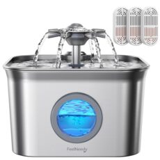 Fontaine à Eau INOX pour Chat 2,8L