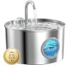 Fontaine à Eau Inox pour Chats 2,2L