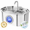 Fontaine à Eau INOX pour Chats 3.2L Fontaine à Eau INOX pour Chats 3.2L