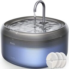 Avis FeelNeedy 3,2L – Fontaine chat ultra-silencieuse 25 dB Fontaine à eau pour chats silencieuse 3,2L