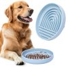 Gamelle anti-glouton en silicone pour chien