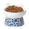 Gamelle surélevée en céramique pour chat