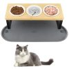 Gamelle Surélevée en Céramique pour Chats