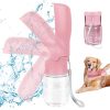 Gourde Pliable pour Chien 350ML Rose Gourde Pliable pour Chien 350ML Rose