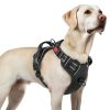 Harnais Chien Anti Traction Réglable Noir L Harnais Chien Anti Traction Réglable Noir L