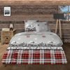 Housse de Couette Chalet Alpes Blanc Housse de Couette Chalet Alpes Blanc