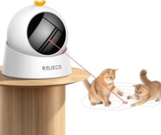 Avis Rojeco Jouet laser pour chat 3 vitesses, ultra-silencieux Jouet interactif pour chats avec laser