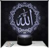 Lampe 3D Veilleuse Coranique LED Lampe 3D Veilleuse Coranique LED