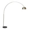Lampe arquée moderne en acier doré Lampe arquée moderne en acier doré