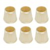 Lot de 6 Abats-Jour en Tissu Clip Lot de 6 Abats-Jour en Tissu Clip