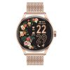 Montre Connectée Ronde Rose-Gold Femme Montre Connectée Ronde Rose-Gold Femme