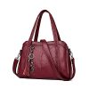 Sac Hobo Femme en Cuir PU Rouge Sac Hobo Femme en Cuir PU Rouge
