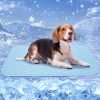 Tapis rafraîchissant pour chien bleu 90x56 cm Tapis rafraîchissant pour chien bleu 90x56 cm
