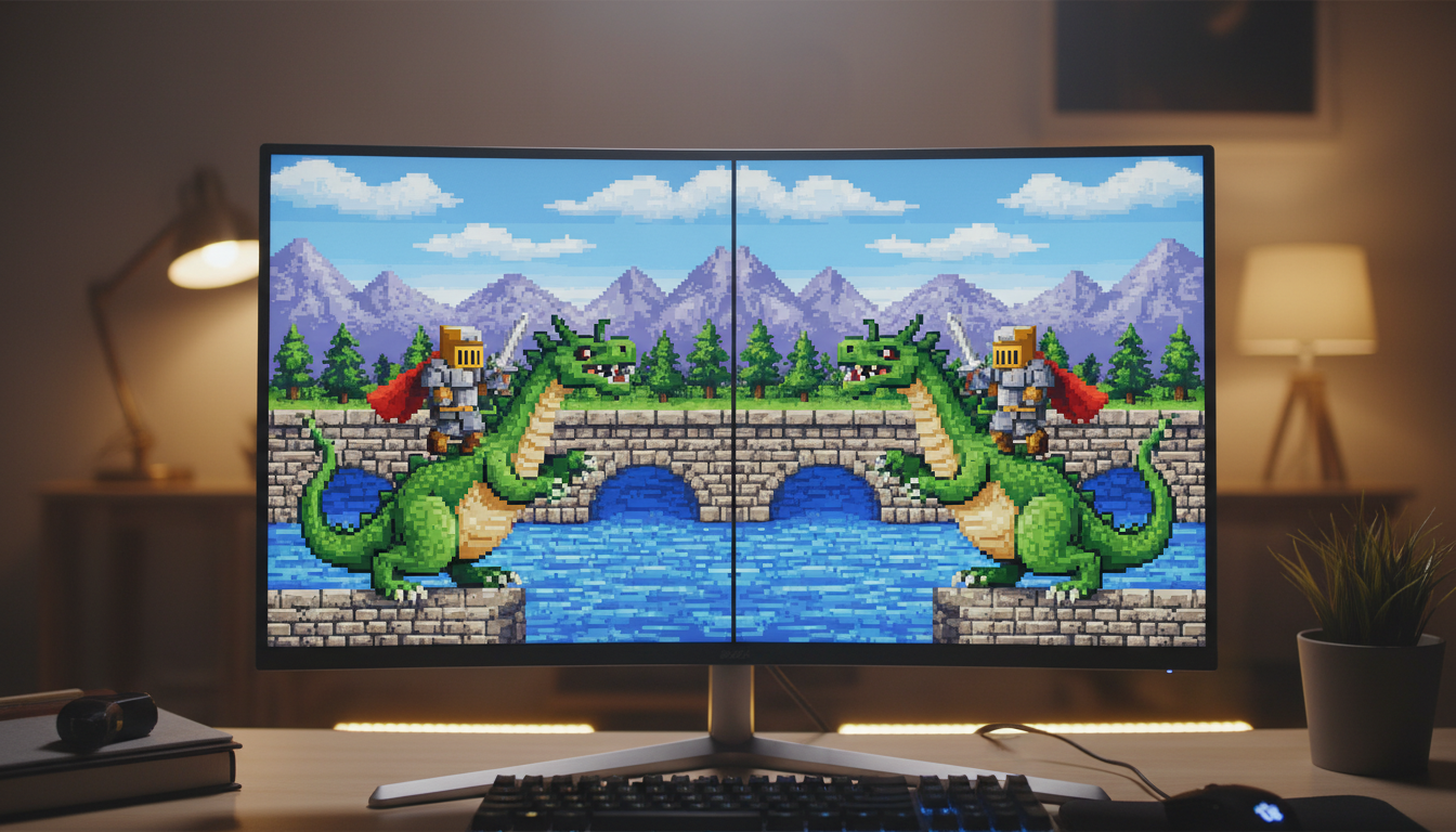 DLSS 4.5 transforme des images pixelisées en 240p-360p pour un rendu époustouflant