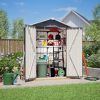 Abri de Jardin Métal KOMHTOM 5x3 FT Abri de Jardin Métal KOMHTOM 5x3 FT