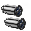 Adaptateur USB Allume-Cigare 2 Ports Compact
