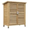 Armoire de Jardin Outsunny Jaune sur Pied Armoire de Jardin Outsunny Jaune sur Pied