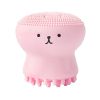 Brosse Nettoyante Visage en Silicone Rose