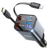Chargeur Voiture 4 en 1 Rétractable USB Chargeur Voiture 4 en 1 Rétractable USB