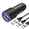 Chargeur Voiture Rapide 30W pour Smartphones