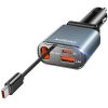 Chargeur Voiture Rétractable 3 en 1 Chargeur Voiture Rétractable 3 en 1