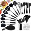 Ensemble de 15 ustensiles de cuisine en silicone