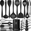 Ensemble de 25 ustensiles de cuisine en silicone