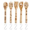 Ensemble de 5 Ustensiles de Cuisine en Bambou Ensemble de 5 Ustensiles de Cuisine en Bambou