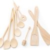 Ensemble d'Ustensiles de Cuisine en Bois Ensemble d'Ustensiles de Cuisine en Bois