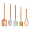 Ensemble d'Ustensiles de Cuisine en Silicone