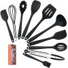 Ensemble d'Ustensiles de Cuisine en Silicone