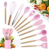 Ensemble d'Ustensiles de Cuisine en Silicone
