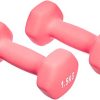 Haltères néoprène 1,5 kg Lot de 2