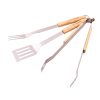 Kit d'ustensiles pour barbecue en acier inox Kit d'ustensiles pour barbecue en acier inox