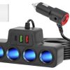 Leehitech 7-en-1 Chargeur Allume-Cigare