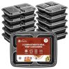 Lot de 10 boîtes à repas réutilisables