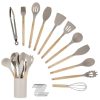 Lot de 12 ustensiles de cuisine en silicone