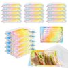 Lot de 20 plateaux à sandwich colorés Lot de 20 plateaux à sandwich colorés