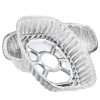 Lot de 3 plateaux ovales en aluminium Lot de 3 plateaux ovales en aluminium