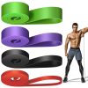 Lot de 4 Bandes de Fitness Élastiques Lot de 4 Bandes de Fitness Élastiques