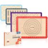 Lot de 4 Tapis de Cuisson en Silicone